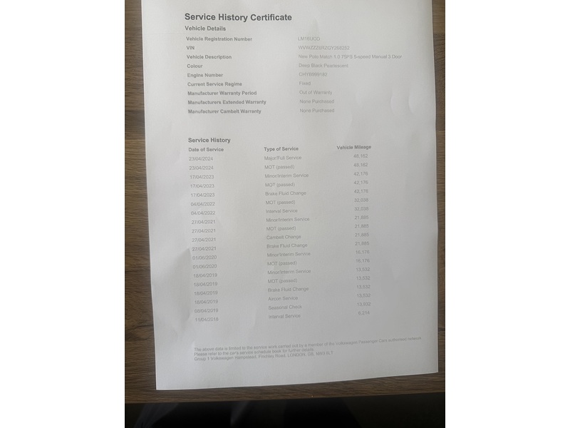 Volkswagen Polo BlueMotion Tech Match - U7362