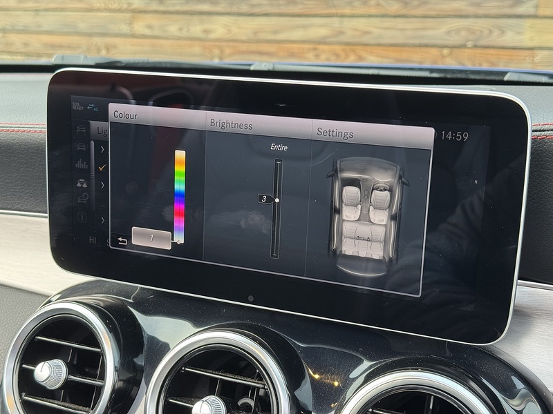 Mercedes-Benz C Class 2019'19 C43 V6 AMG | Ambient Lighting | Brilliant Blue Metallic - U8888