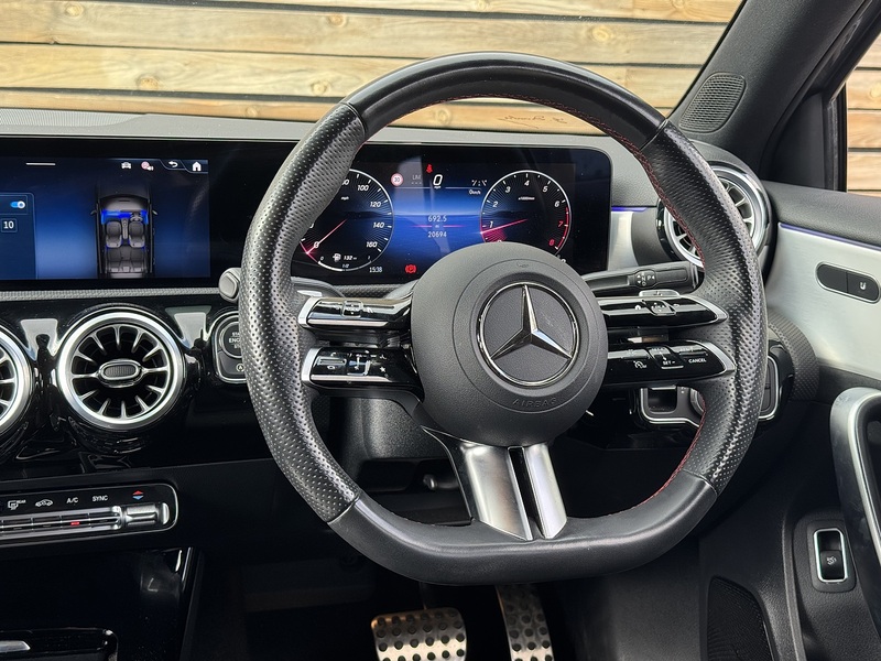Mercedes-Benz A Class 2024'24 A180h MHEV AMG Line | Ambient Lighting | De Chromed - U9243