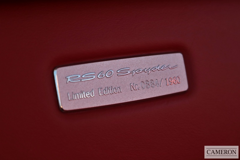 Porsche 987 RS 60 Spyder 3.4 Manual Convertible