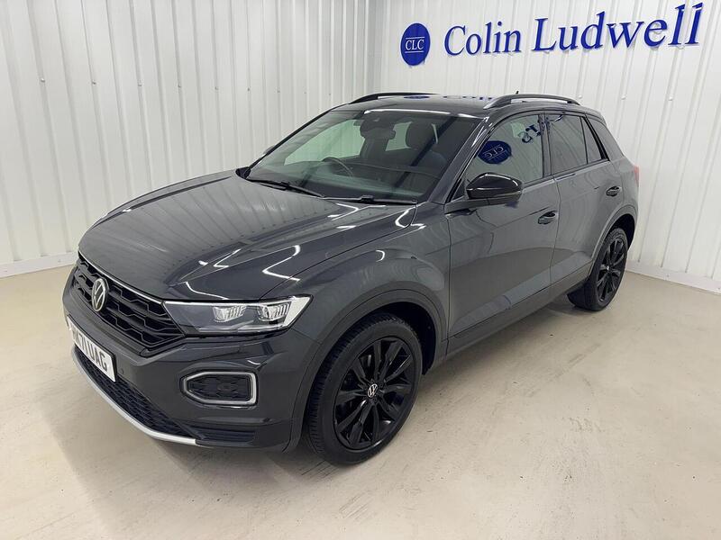 Volkswagen T-Roc 1.5 TSI EVO Black Edition SUV 5dr Petrol Manual Euro 6 (s/s) (150 ps) - U119271