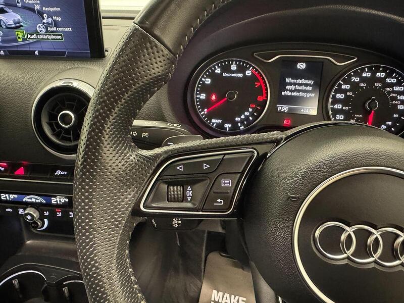 Audi A3 1.0 TFSI 30 Black Edition Sportback 5dr Petrol S Tronic Euro 6 (s/s) (116 ps) - U119315