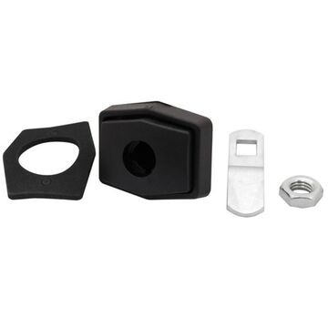 Zadi Rectangular Push Lock In Black