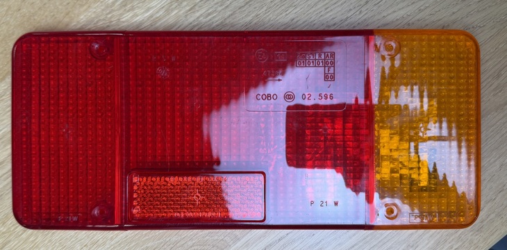 Rear Light Lens Cover - Right Hand