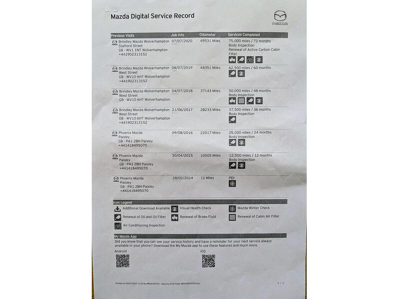 Mazda 2.0 SKYACTIV-G Sport SUV 5dr Petrol Manual Euro 5 (s/s) (165 ps)