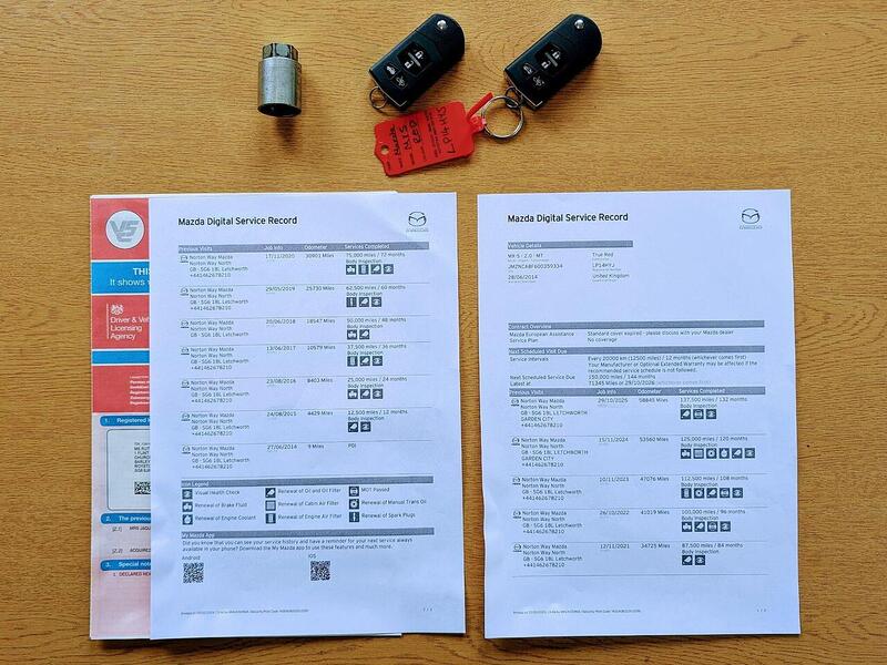 Mazda 2.0i Sport Tech Roadster 2dr Petrol Manual Euro 5 (160 ps)