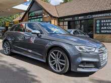 Audi S3 2.0 TFSI Sportback 5dr Petrol S Tronic quattro Euro 6 (s/s) (310 ps) 