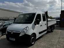 Vauxhall Movano 2.3 CDTi F3500 L3 7-Seat Crew Cab Dropside