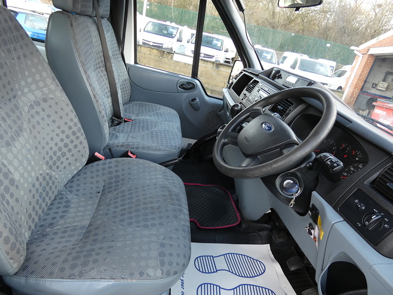 Ford 2013 63 FORD TRANSIT T460 DOUBLE CAB CAGED TIPPER EX COUNCIL FSH