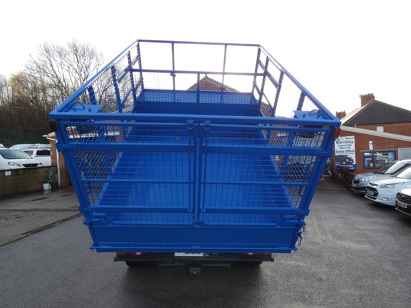 Ford 2013 63 FORD TRANSIT T460 DOUBLE CAB CAGED TIPPER EX COUNCIL FSH