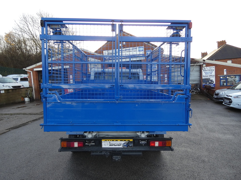 Ford 2013 63 FORD TRANSIT T460 DOUBLE CAB CAGED TIPPER EX COUNCIL FSH