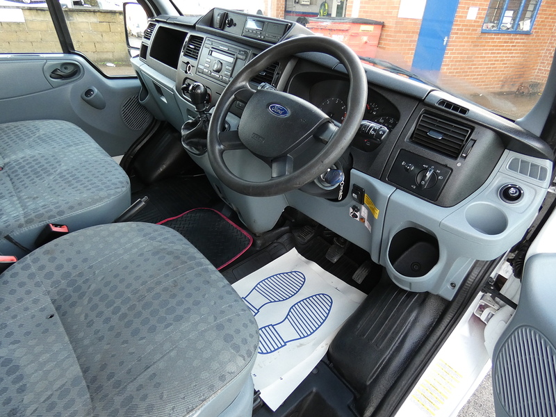 Ford 2013 63 FORD TRANSIT T460 DOUBLE CAB CAGED TIPPER EX COUNCIL FSH