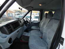 2013 63 FORD TRANSIT T460 DOUBLE CAB CAGED TIPPER EX COUNCIL FSH