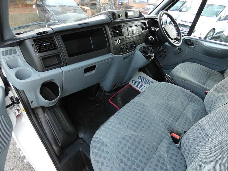 Ford 2013 63 FORD TRANSIT T460 DOUBLE CAB CAGED TIPPER EX COUNCIL FSH