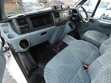 2013 63 FORD TRANSIT T460 DOUBLE CAB CAGED TIPPER EX COUNCIL FSH