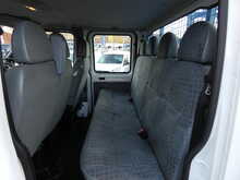 2013 63 FORD TRANSIT T460 DOUBLE CAB CAGED TIPPER EX COUNCIL FSH