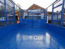 2013 63 FORD TRANSIT T460 DOUBLE CAB CAGED TIPPER EX COUNCIL FSH