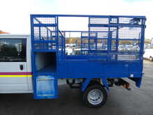 2013 63 FORD TRANSIT T460 DOUBLE CAB CAGED TIPPER EX COUNCIL FSH