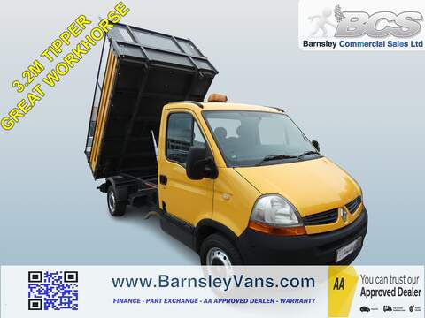 2007 07 RENAULT MASTER ML35 2.3DCI 3.2M TIPPER 1 COMPANY OWNER