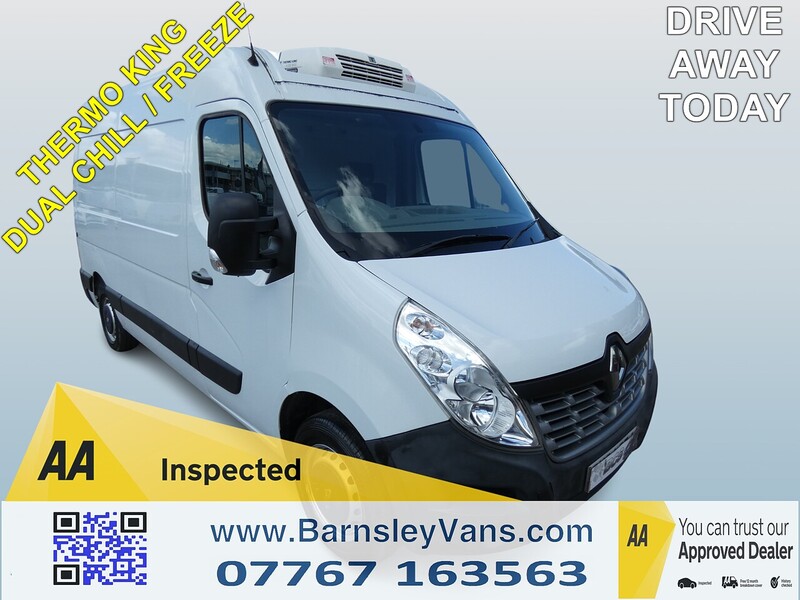 Renault 2015 64 RENAULT MASTER 2.3DCI MWB DUAL COMPARTMENT FREEZER CHILLER THERMO KING