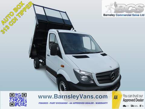 2014 14 MERCEDES SPRINTER 313 CDI AUTO BOX 3.3M TIPPER STUNING VAN