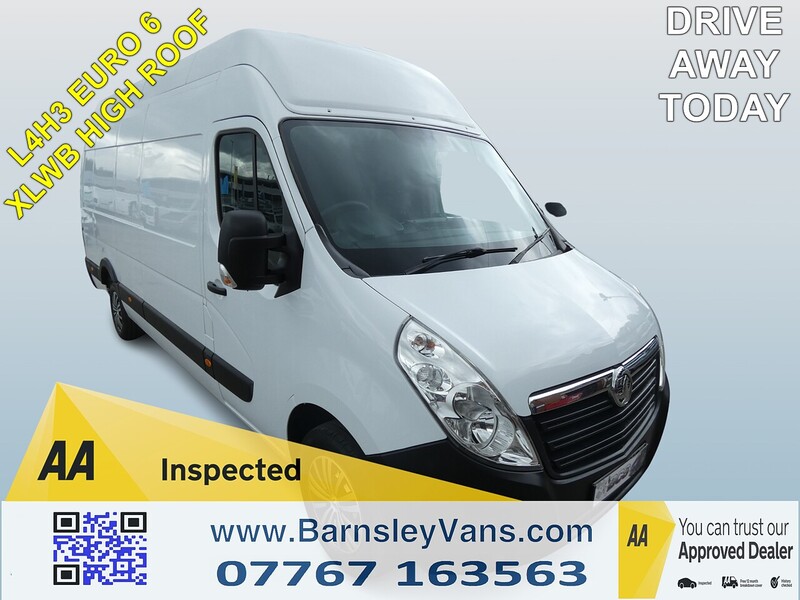Vauxhall 2019 19 VAUXHALL MOVANO 2.3CDTI BI TURBO 145PS EURO 6 L4H3 XLWB HIGH ROOF