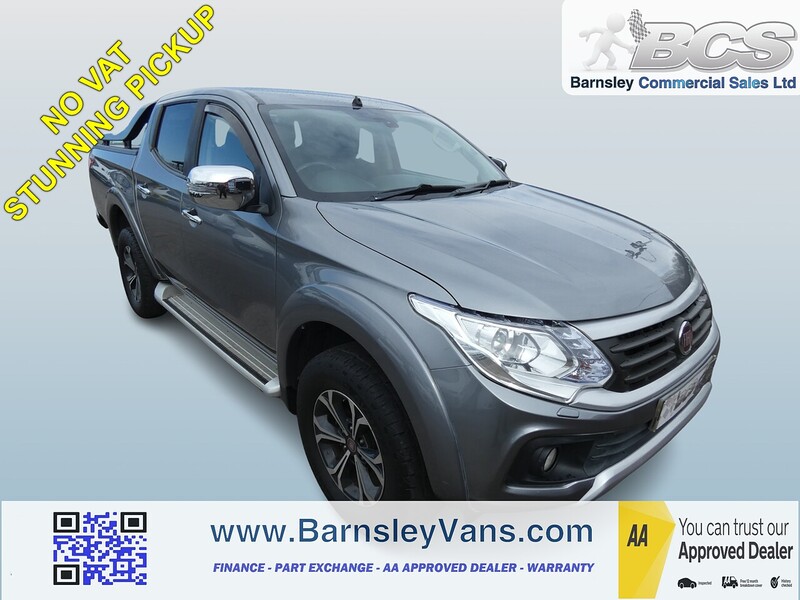 Fiat 2017 17 FIAT FULLBACK 2.4D LX DOUBLE CAB ONLY 74K NO VAT