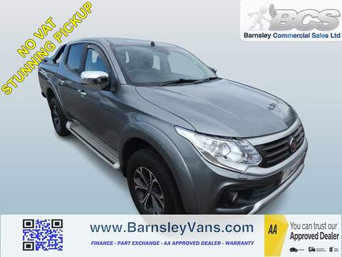 2017 17 FIAT FULLBACK 2.4D LX DOUBLE CAB ONLY 74K NO VAT