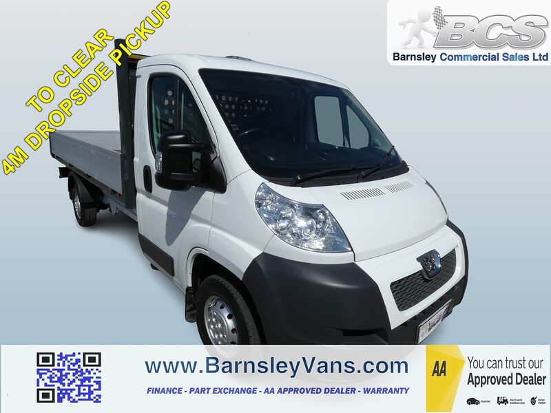 Peugeot 2014 14 PEUGEOT BOXER 2.2HDI 335 DROPSIDE PICKUP 4M BODY