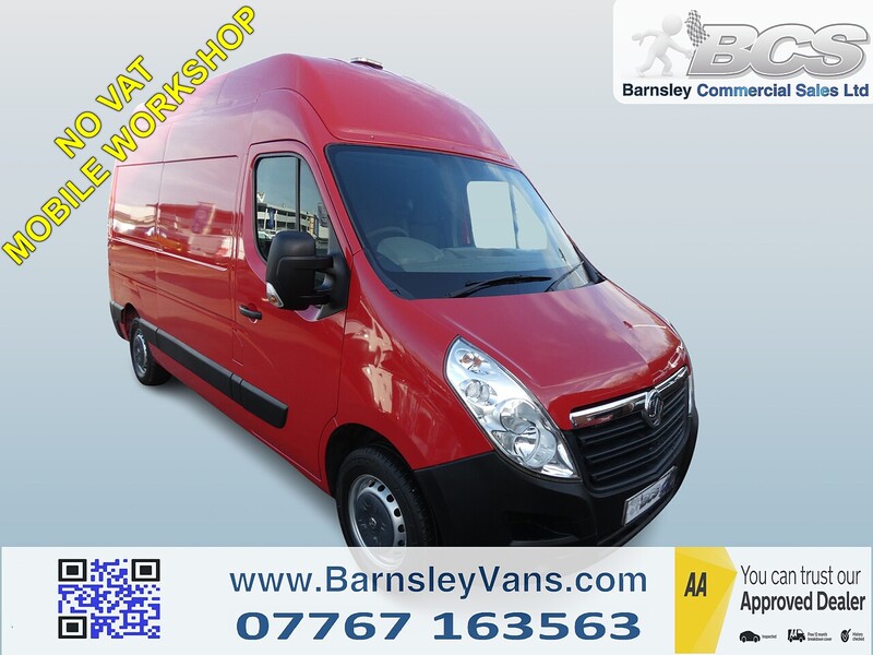 Vauxhall 2015 65 VAUXHALL MOVANO 2.3CDTI BI TURBO L2 H3 MWB HIGH ROOF NO VAT CAT S
