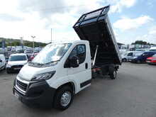 2018 18 PEUGEOT BOXER 2.2 HDI EURO SINGLE CAB 3.6M TIPPER ONLY 66K