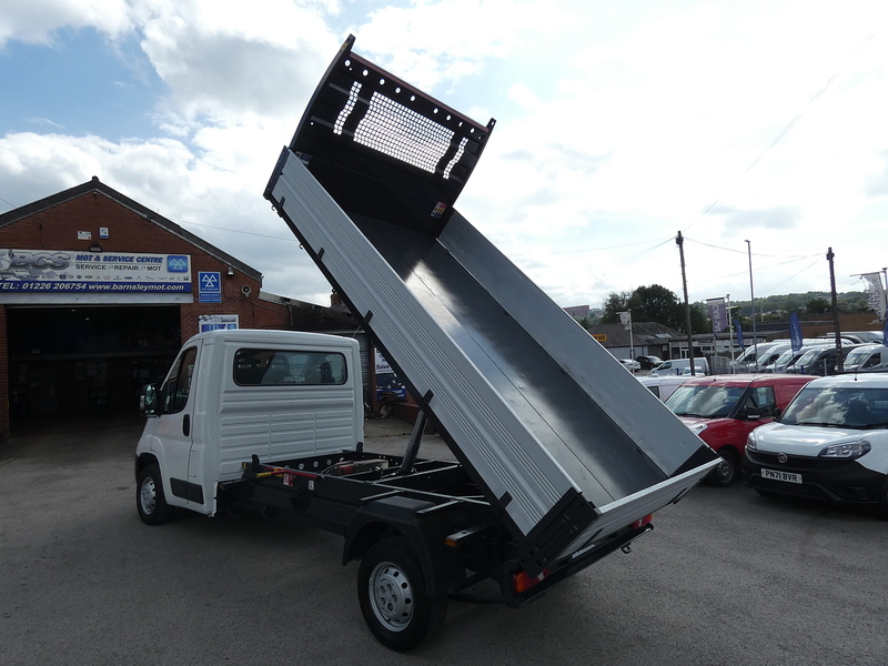 Peugeot 2018 18 PEUGEOT BOXER 2.2 HDI EURO SINGLE CAB 3.6M TIPPER ONLY 66K