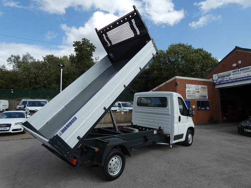 Peugeot 2018 18 PEUGEOT BOXER 2.2 HDI EURO SINGLE CAB 3.6M TIPPER ONLY 66K
