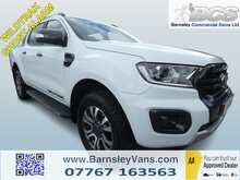 2021 71 FORD RANGER 2.0 ECOBLUE WILDTRAK AUTO DOUBLE CAB 77K WHITE STUNNING PICKUP