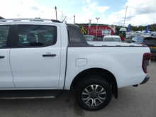 2021 71 FORD RANGER 2.0 ECOBLUE WILDTRAK AUTO DOUBLE CAB 77K WHITE STUNNING PICKUP