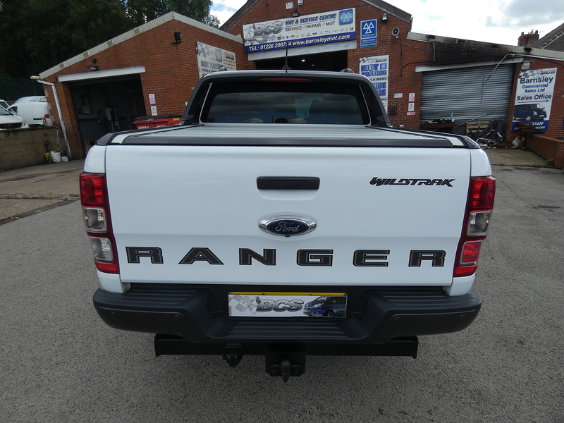 Ford 2021 71 FORD RANGER 2.0 ECOBLUE WILDTRAK AUTO DOUBLE CAB 77K WHITE STUNNING PICKUP