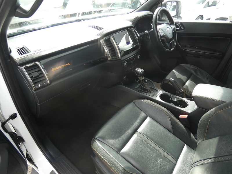 Ford 2021 71 FORD RANGER 2.0 ECOBLUE WILDTRAK AUTO DOUBLE CAB 77K WHITE STUNNING PICKUP