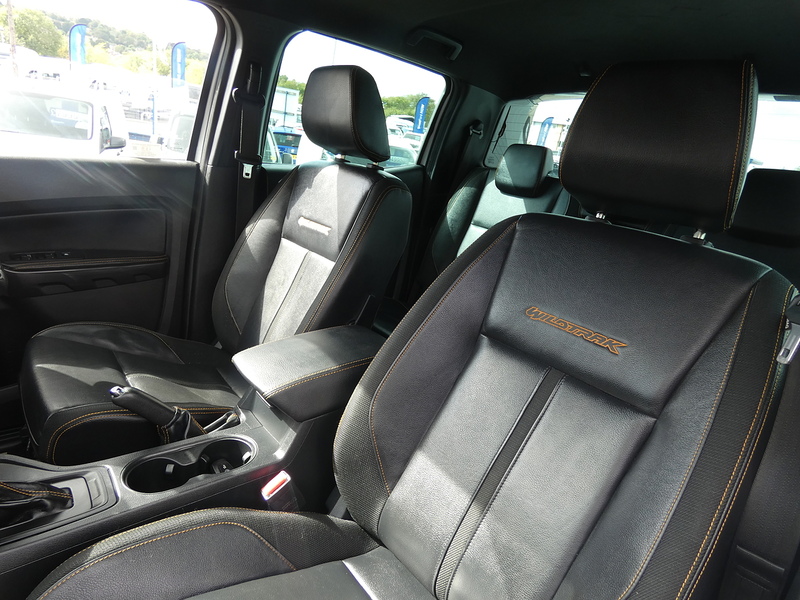 Ford 2021 71 FORD RANGER 2.0 ECOBLUE WILDTRAK AUTO DOUBLE CAB 77K WHITE STUNNING PICKUP