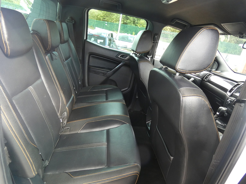 Ford 2021 71 FORD RANGER 2.0 ECOBLUE WILDTRAK AUTO DOUBLE CAB 77K WHITE STUNNING PICKUP