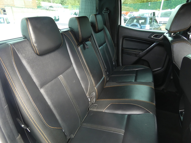 Ford 2021 71 FORD RANGER 2.0 ECOBLUE WILDTRAK AUTO DOUBLE CAB 77K WHITE STUNNING PICKUP