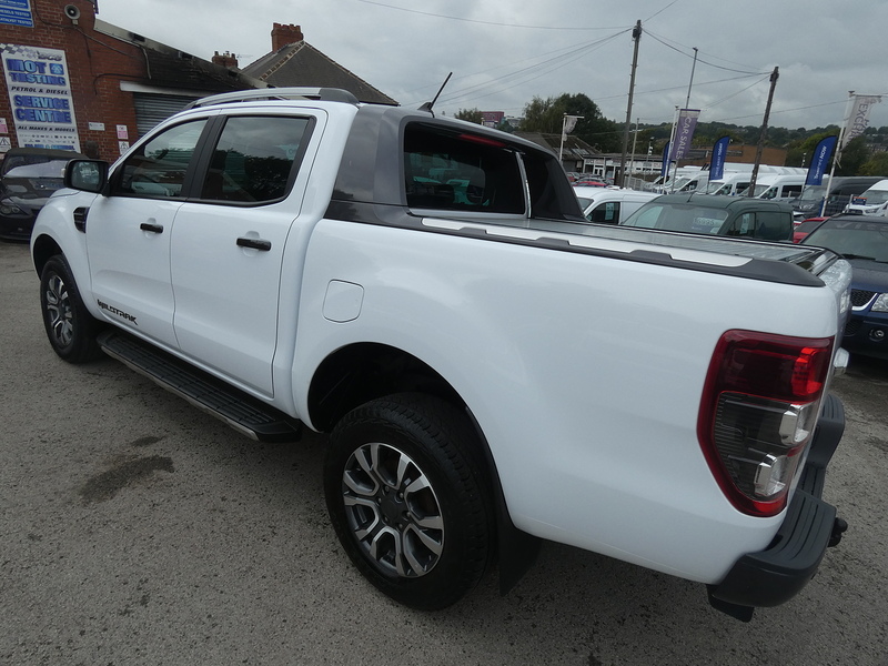 Ford 2021 71 FORD RANGER 2.0 ECOBLUE WILDTRAK AUTO DOUBLE CAB 85K WHITE STUNNING PICKUP
