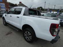 2021 71 FORD RANGER 2.0 ECOBLUE WILDTRAK AUTO DOUBLE CAB 85K WHITE STUNNING PICKUP
