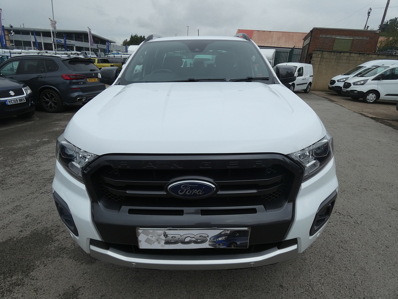 Ford 2021 71 FORD RANGER 2.0 ECOBLUE WILDTRAK AUTO DOUBLE CAB 85K WHITE STUNNING PICKUP