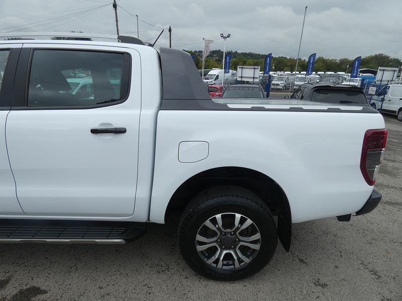 Ford 2021 71 FORD RANGER 2.0 ECOBLUE WILDTRAK AUTO DOUBLE CAB 85K WHITE STUNNING PICKUP