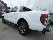 2021 71 FORD RANGER 2.0 ECOBLUE WILDTRAK AUTO DOUBLE CAB 85K WHITE STUNNING PICKUP