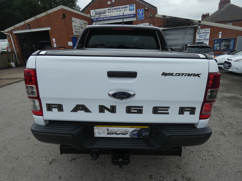 Ford 2021 71 FORD RANGER 2.0 ECOBLUE WILDTRAK AUTO DOUBLE CAB 85K WHITE STUNNING PICKUP