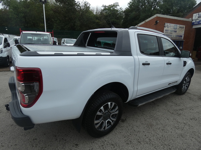 Ford 2021 71 FORD RANGER 2.0 ECOBLUE WILDTRAK AUTO DOUBLE CAB 85K WHITE STUNNING PICKUP