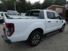 2021 71 FORD RANGER 2.0 ECOBLUE WILDTRAK AUTO DOUBLE CAB 85K WHITE STUNNING PICKUP