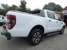 2021 71 FORD RANGER 2.0 ECOBLUE WILDTRAK AUTO DOUBLE CAB 85K WHITE STUNNING PICKUP