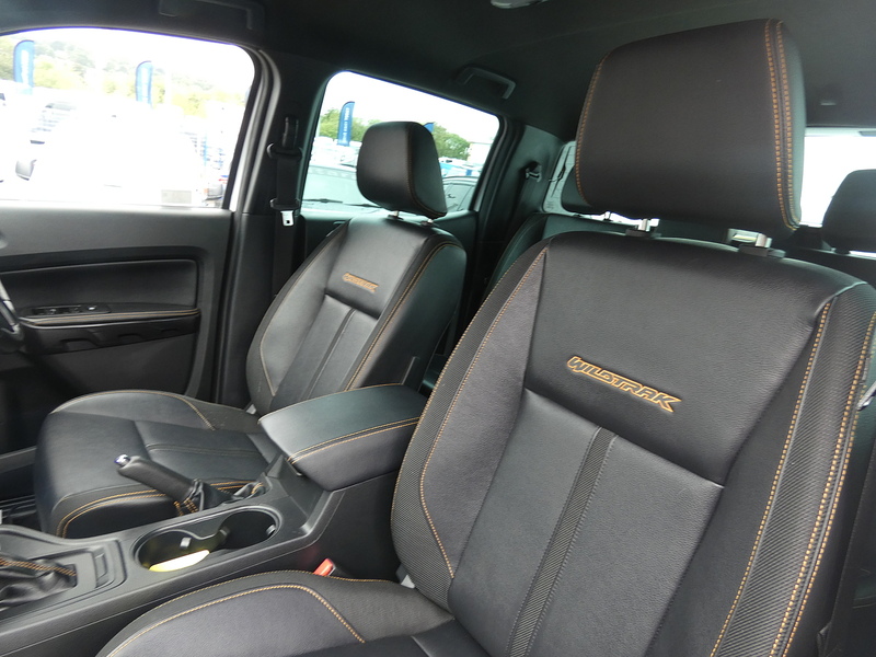 Ford 2021 71 FORD RANGER 2.0 ECOBLUE WILDTRAK AUTO DOUBLE CAB 85K WHITE STUNNING PICKUP